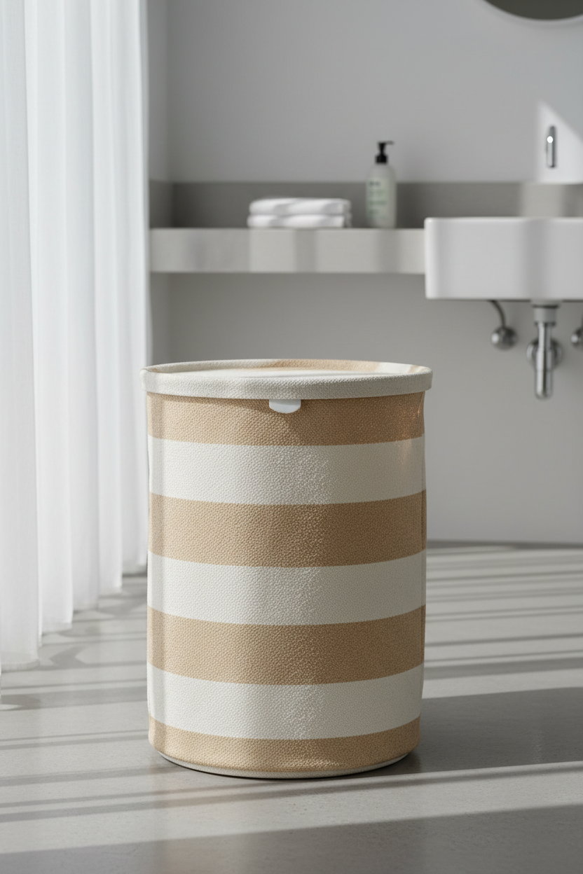 Collapsible Laundry Hamper with Lid